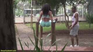 Seksie Braziliaanse Oma Wordt Geneukt door Jonge Pik